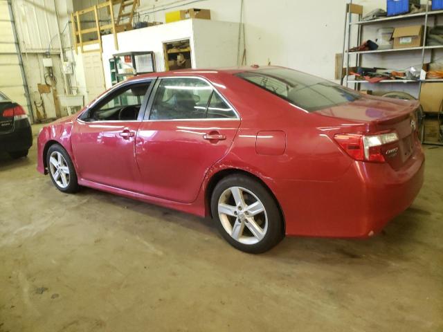 4T1BF1FKXEU753603 - 2014 TOYOTA CAMRY L RED photo 2