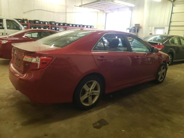 4T1BF1FKXEU753603 - 2014 TOYOTA CAMRY L RED photo 3