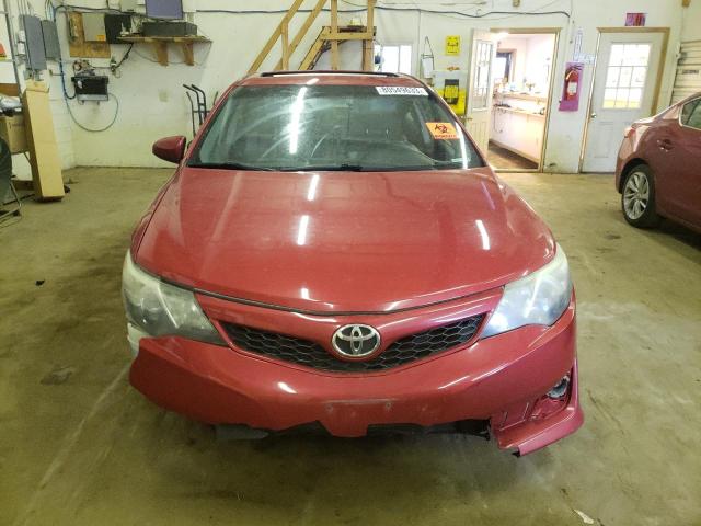 4T1BF1FKXEU753603 - 2014 TOYOTA CAMRY L RED photo 5