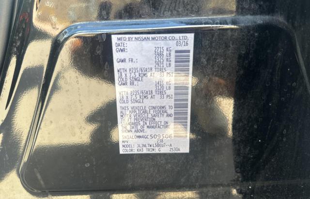 5N1AL0MM4GC509506 - 2016 INFI QX60 Qara foto 10