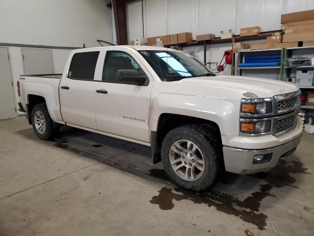 3GCUKREC2EG331281 - 2014 CHEVROLET SILVERADO K1500 LT WHITE photo 4