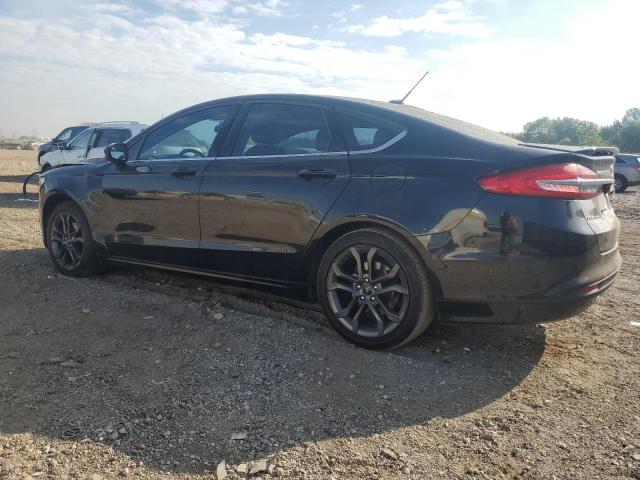 3FA6P0HDXJR229953 - 2018 FORD FUSION SE BLACK photo 2