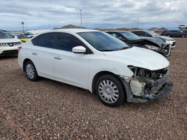 3N1AB7AP5FY308253 - 2015 NISSAN SENTRA S WHITE photo 4