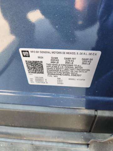 3GNAXHEG4RL338397 - 2024 CHEVROLET EQUINOX LS BLUE photo 13