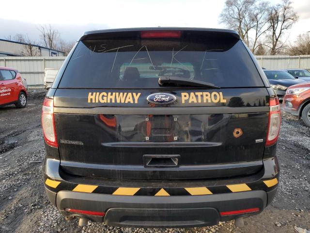 1FM5K8AR5EGC38397 - 2014 FORD EXPLORER POLICE INTERCEPTOR Սև լուսանկար 6
