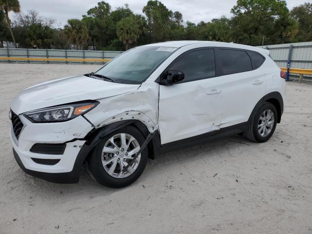 KM8J23A41MU337899 - 2021 HYUNDAI TUCSON SE WHITE photo 1