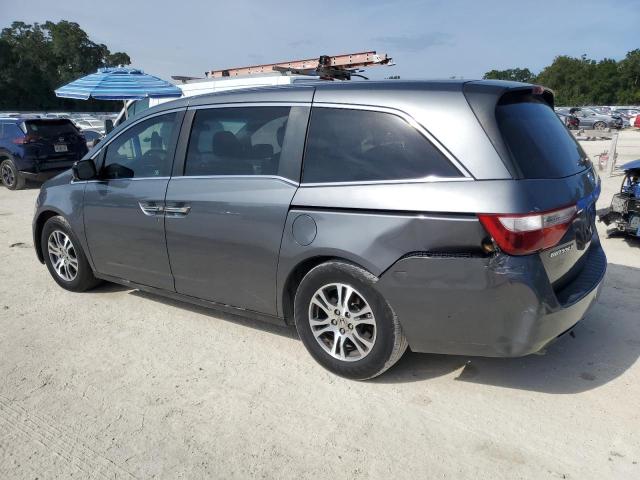 5FNRL5H45CB101463 - 2012 HONDA ODYSSEY EX GRAY photo 2