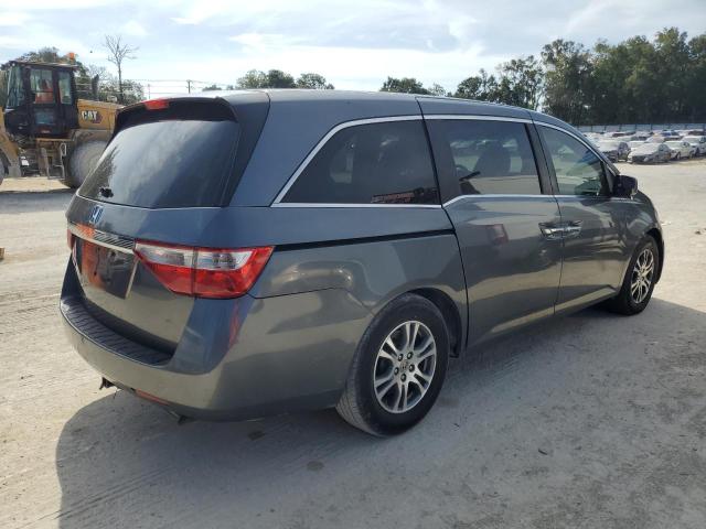 5FNRL5H45CB101463 - 2012 HONDA ODYSSEY EX GRAY photo 3