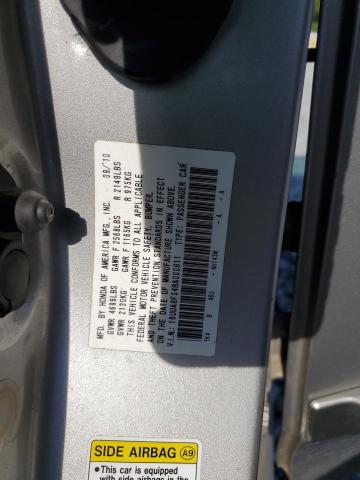 19UUA8F54BA000811 - 2011 ACURA TL 银色 照片 12