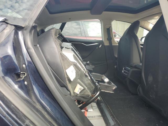 5YJSA1H13EFP38327 - 2014 TESLA MODEL S 蓝色 照片 10