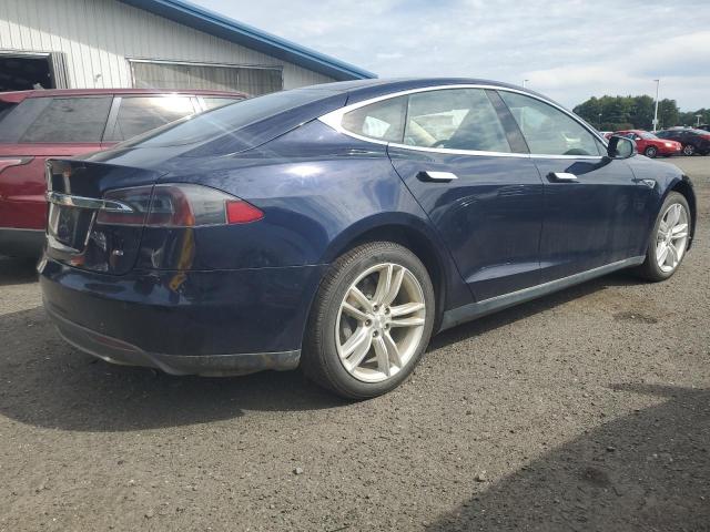 5YJSA1H13EFP38327 - 2014 TESLA MODEL S 蓝色 照片 3