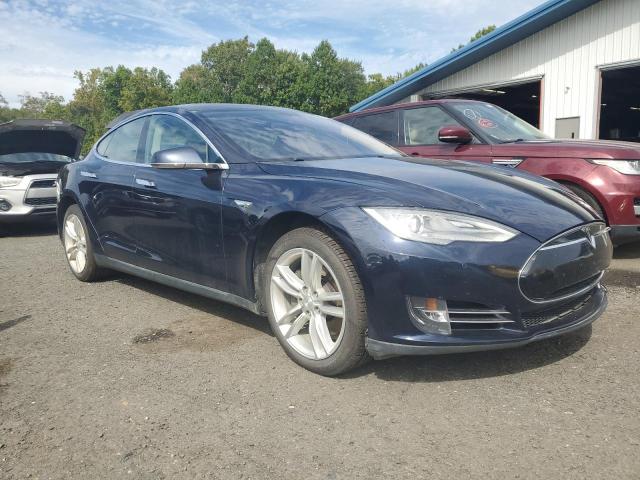 5YJSA1H13EFP38327 - 2014 TESLA MODEL S 蓝色 照片 4