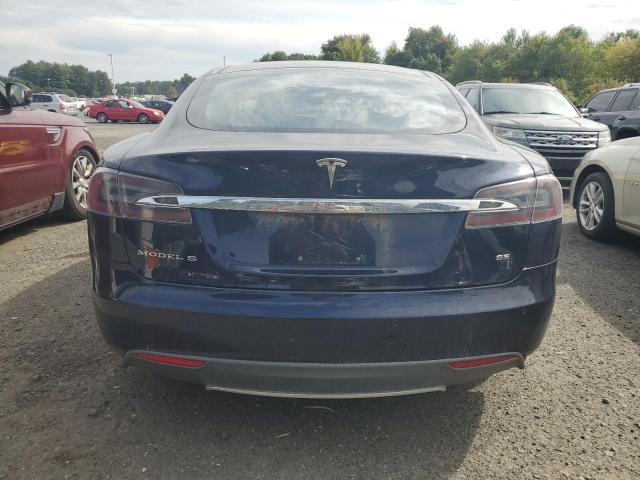 5YJSA1H13EFP38327 - 2014 TESLA MODEL S 蓝色 照片 6