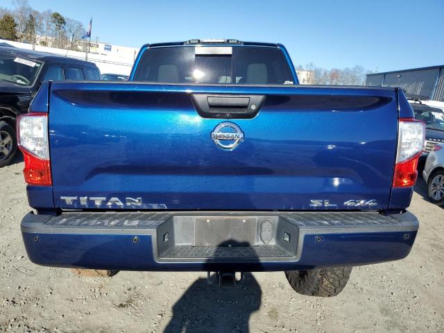 1N6AA1E57HN528724 - 2017 NISSAN TITAN SV BLUE photo 6