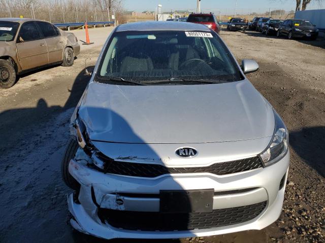 3KPA24AB6KE225281 - 2019 KIA RIO S SILVER photo 5