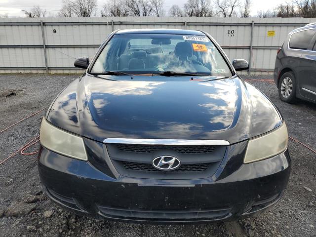 5NPET46C57H239045 - 2007 HYUNDAI SONATA GLS BLACK photo 5