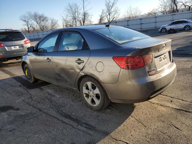 KNAFU4A23A5109513 - 2010 KIA FORTE EX GRAY photo 2