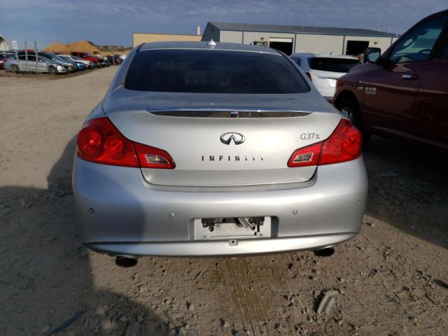 JN1CV6AR7BM355762 - 2011 INFINITI G37 SILVER photo 6