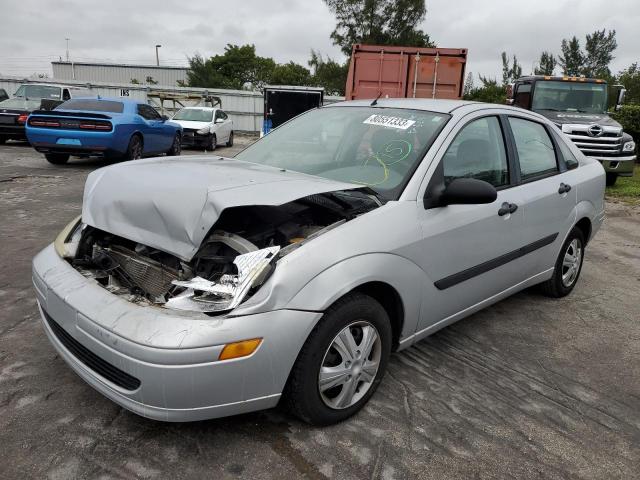 1FAFP33P42W291527 - 2002 FORD FOCUS LX SILVER photo 1