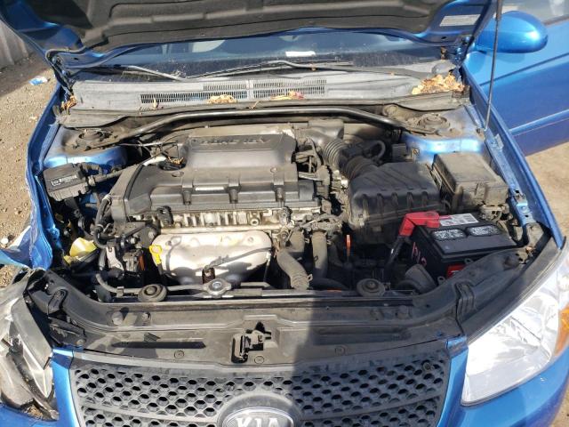 KNAFE122375008782 - 2007 KIA SPECTRA EX BLUE photo 11