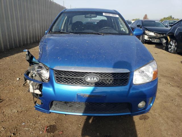 KNAFE122375008782 - 2007 KIA SPECTRA EX BLUE photo 5