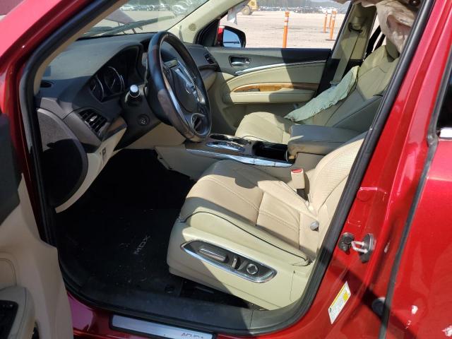 5J8YD3H80LL008929 - 2020 ACURA MDX ADVANCE RED photo 7