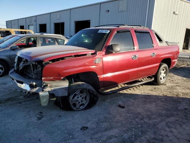 3GNEC12T24G121888 - 2004 CHEVROLET AVALANCHE C1500 RED photo 1