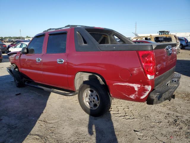 3GNEC12T24G121888 - 2004 CHEVROLET AVALANCHE C1500 RED photo 2