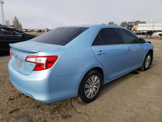 4T1BF1FK4CU512875 - 2012 TOYOTA CAMRY BASE BLUE photo 3