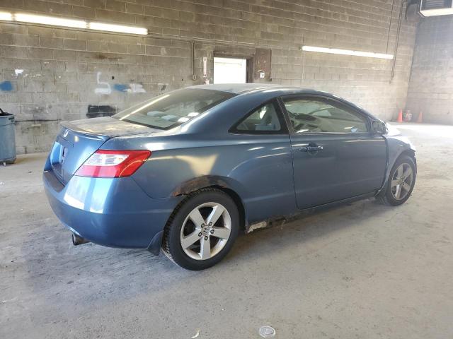 2HGFG11848H545742 - 2008 HONDA CIVIC EX BLUE photo 3