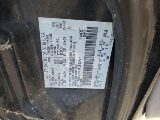 1FMPU18L6XLB40727 - 1999 FORD EXPEDITION BLACK photo 13