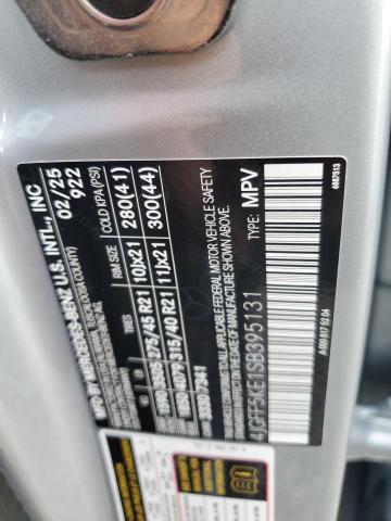 4JGFF5KE1SB395131 - 2025 MERCEDES-BENZ GLS 450 4MATIC SILVER photo 13