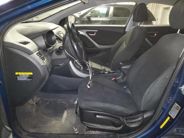 5NPDH4AE1GH767655 - 2016 HYUNDAI ELANTRA SE BLUE photo 7