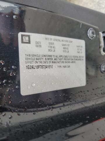 1G2AL18F787341610 - 2008 PONTIAC G5 Noir photo 12