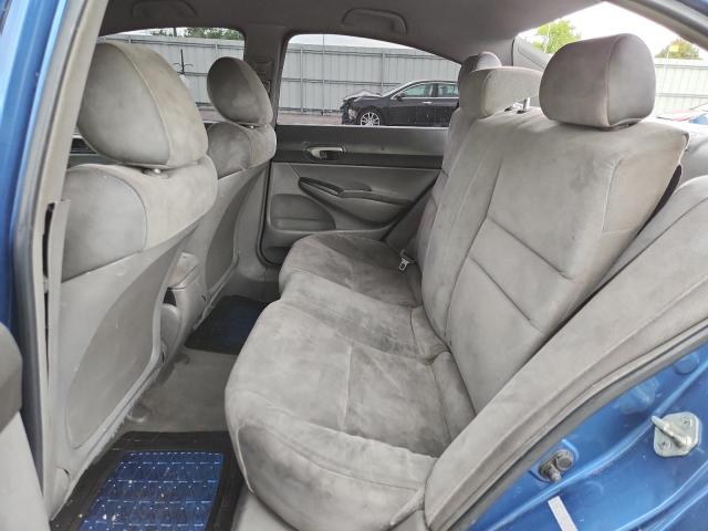 1HGFA16578L082143 - 2008 HONDA CIVIC LX BLUE photo 10