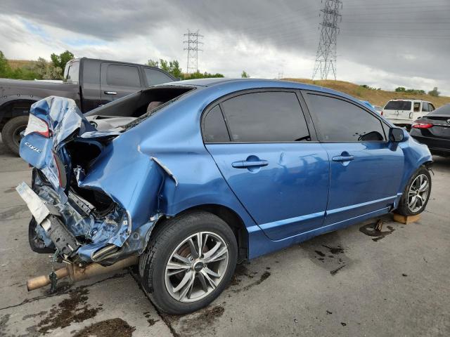 1HGFA16578L082143 - 2008 HONDA CIVIC LX BLUE photo 3