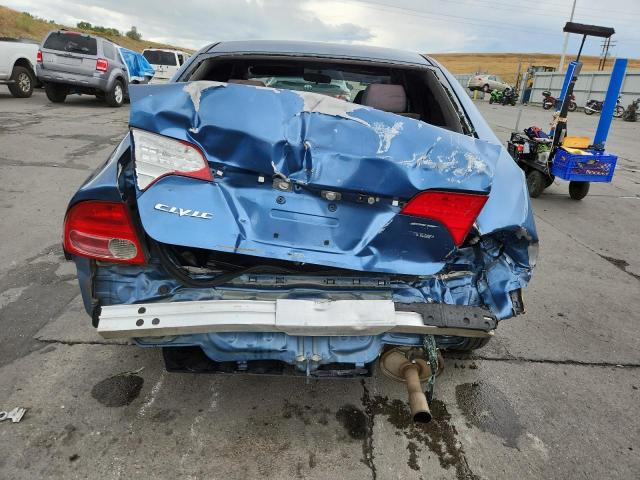 1HGFA16578L082143 - 2008 HONDA CIVIC LX BLUE photo 6
