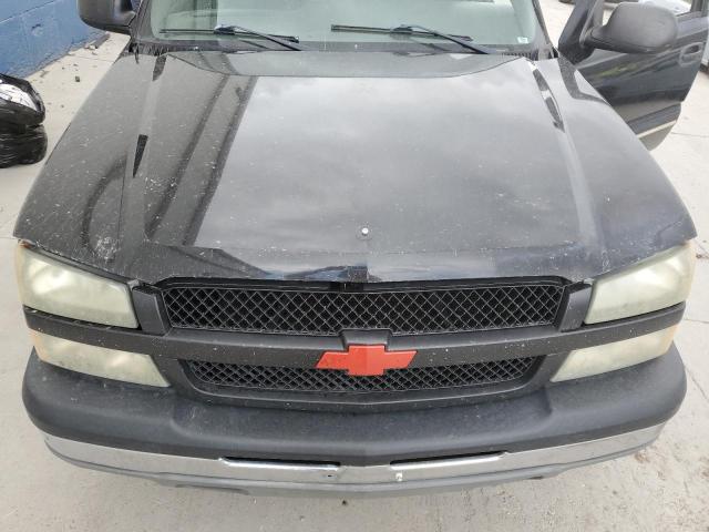 1GCEC19V05Z353861 - 2005 CHEVROLET SILVERADO C1500 შავი ფოტო 11