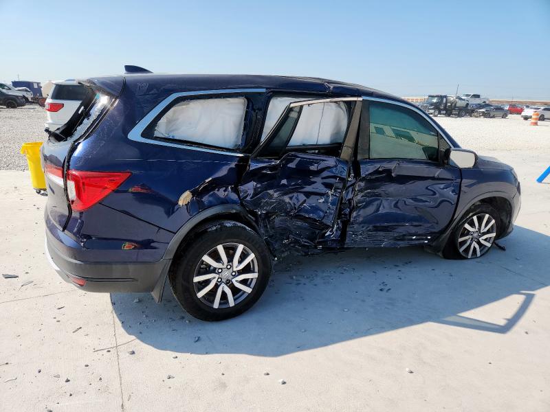 5FNYF5H52LB004930 - 2020 HONDA PILOT EXL BLUE photo 3