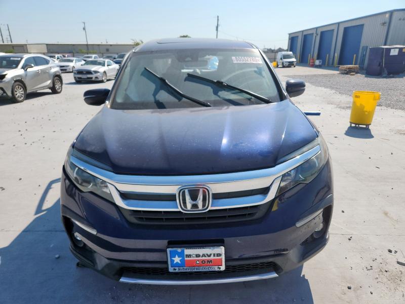 5FNYF5H52LB004930 - 2020 HONDA PILOT EXL BLUE photo 5