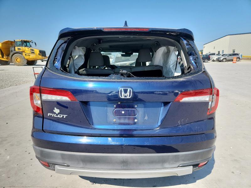 5FNYF5H52LB004930 - 2020 HONDA PILOT EXL BLUE photo 6
