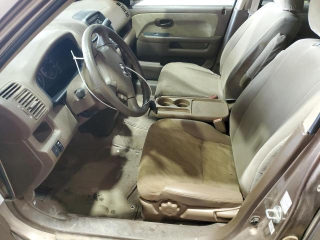 JHLRD78882C032892 - 2002 HONDA CR-V EX BROWN photo 7