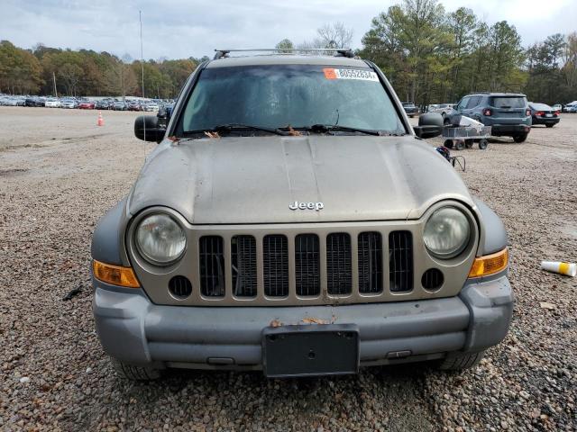 1J4GL48K85W571723 - 2005 JEEP LIBERTY SPORT TAN photo 5