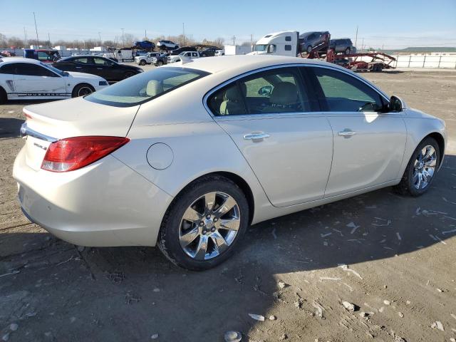 2G4GS5EV9D9147791 - 2013 BUICK REGAL PREMIUM WHITE photo 3