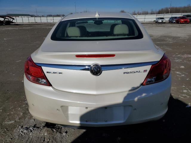 2G4GS5EV9D9147791 - 2013 BUICK REGAL PREMIUM WHITE photo 6