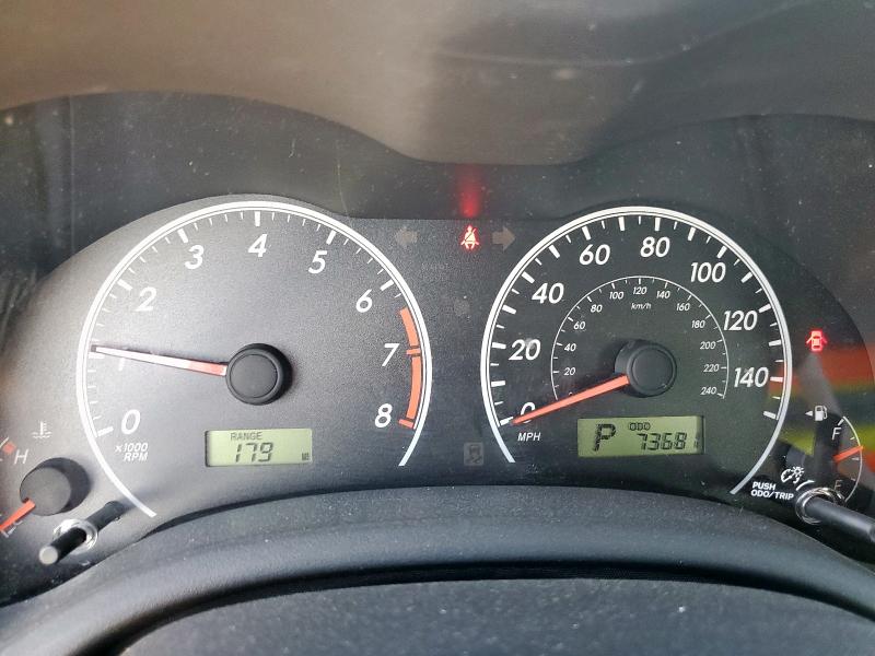 5YFBU4EE2CP039580 - 2012 TOYOTA COROLLA BASE RED photo 9