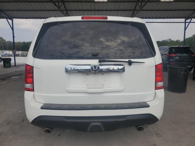5FNYF4H50EB047661 - 2014 HONDA PILOT EXL WHITE photo 6