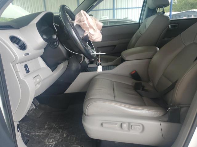 5FNYF4H50EB047661 - 2014 HONDA PILOT EXL WHITE photo 7