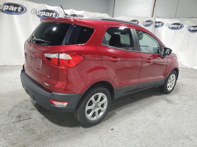 MAJ3S2GE7KC277451 - 2019 FORD ECOSPORT SE Czerwony zdjęcie 3