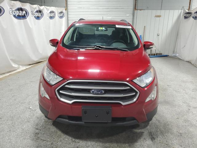 MAJ3S2GE7KC277451 - 2019 FORD ECOSPORT SE Czerwony zdjęcie 5
